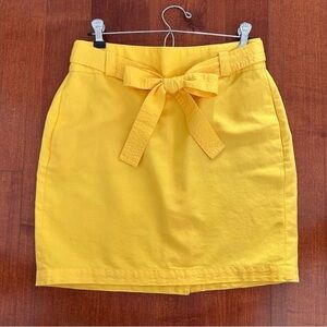 Banana Republic Skirt Pencil Yellow Spring